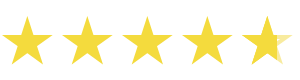 4.9 google stars